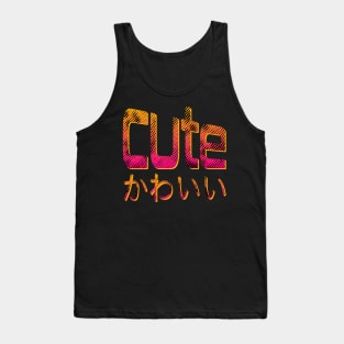 Japanese Kanji Characters Streetwear Retro Vibes Aesthetic 660 Tank Top